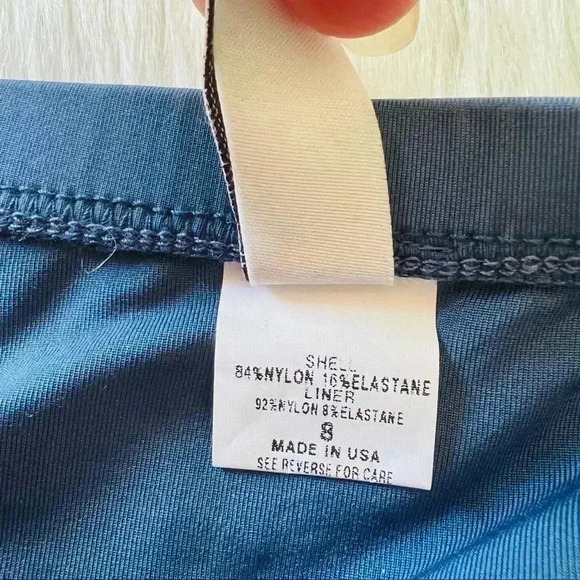 New Badgley Mischka One Piece Swimsuit Beaded Sz 8 - Picture 10 of 10